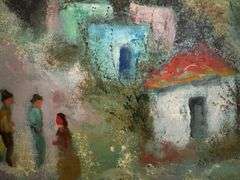 Collectible masterpiece on canvas by Albert Goldman (1922-2011)