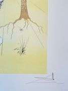 Exclusive Salvador Dali Pencil Signed Limited Edition Etching and Color Stencil from 'Twelve Tribes 