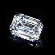 Dazzling Huge 8.26 Ct Emerald Cut White Lab Simulated Diamond Solitaire