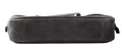 Hermes Plume Mini Noir Doblis Suede Diamond Hardware Bag