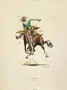 Riding High Signed Lithograph by Charley Paris