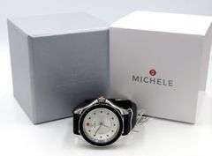 Michele Cape silver dial quartz watch