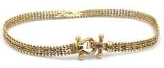 Practical and Pretty 14K YG Riccio Style Bracelet