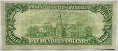 $100 l928 A Fed Reserve Note