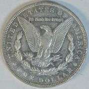 Satiny-white near BU 1892-P Morgan Silver Dollar. Key date