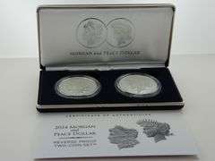 2024-S Set Morgan & Peace Dollar, Reverse Proof, 2 Coins PR