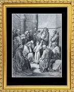 From 'The Bible Gallery', Antique Gustave Dore Circa 1880