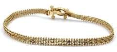 Practical and Pretty 14K YG Riccio Style Bracelet