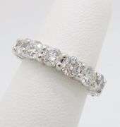 Impressive 3.45CTW Earth Mined Diamond Eternity Band