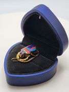 18k Gold Hand Made Egyptian Scarab Charm
