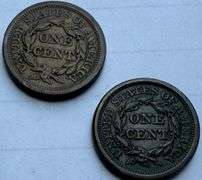 1849 1850 Large Cents