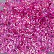 195 pieces! 2ct pink Sapphire set -Heated only!!!