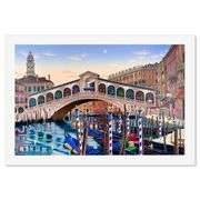 Rialto Bridge at Sunset by Liudmila Kondakova