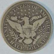 Scarce 1893-S Barber Half Dollar in VG