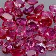 Collectors 3.35ct violet red Ruby set -Untreated!!!