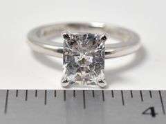 CZ Gemstone Ring in Sterling Silver