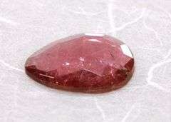 Natural Pink Tourmaline Rose Cut Cabochon