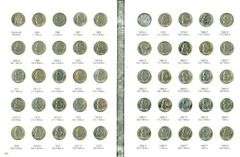 Set of 115 Roosevelt Dimes in Albums: 1946-2002-D