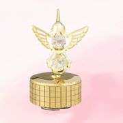 Swan Lake Music Box 24K Gold Plated with Crystals