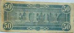 $50 1864 Series CSA Note
