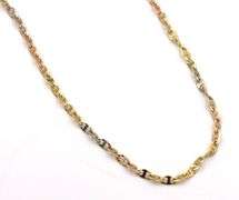 14kt Yellow gold Gucci style link chain necklace
