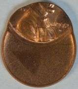 Superb 60% off-center Gem BU 1972-D Lincoln Cent error