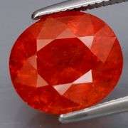 Incredible 4.13ct UNTREATED top Mandarin Garnet
