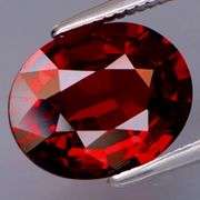 Top quality! 3.50ct VS cherry red Spessartite Garnet!!!