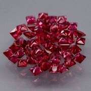 This is a 2.30ct set of REAL UNTREATED RED RUBIES!!!