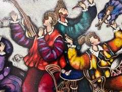 Highly sought-after artwork by Michael Kachan Michael Kachan Merry Music