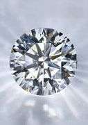 Huge 4.5 Ct Sparkling 58 Faceted Briilliant Round Cut Lab Simulated White Diamond Solitaire