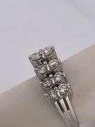 CETIFIED BRAND NEW PLATINUM DIAMOMND RING