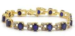 Gorgeous 27.00CTW Oval Emerald-Cut Blue Sapphire & 2.81CTW Diamonds in 14K White Gold Over Sterling 