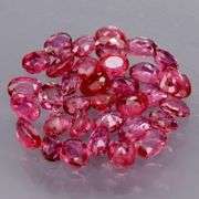 Sparkling! 3.11ct set of pinkish red REAL UNTREATED Rubies!!