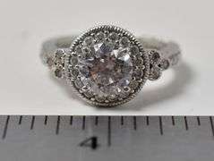 CZ Gemstone Ring in Sterling Silver