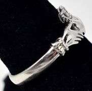 Perfect 14k White Gold Claddagh Ring