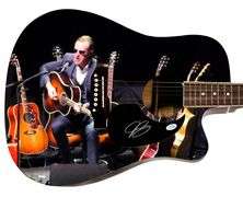 Joe Bonamassa Autographed Custom Graphics 1/1 Acoustic Guitar ACOA