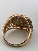 MEN'S CERTIFIED 14K YELLOW GOLD DIAMOND RING