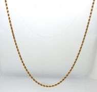 In Demand 14K YG Rope Necklace