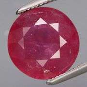 Unbelievable 3.74ct pinkish red Ruby solitaire -Heated only!