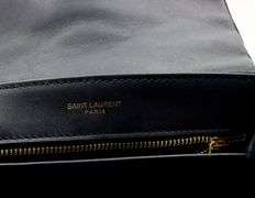 YSL Loulou Toy Suede Midnight Blue Crossbody