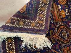 Fine Afghan Baluchi Rug 3.9x6.4