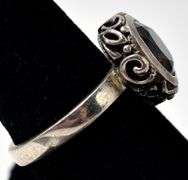 Smokey Quartz Ring in Sterling Silver