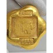 Brass Lion Ingot Feng Shui