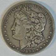 The Rare 1893-CC Morgan Silver Dollar in VF