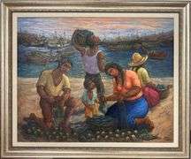 Inspirational artistic and bold vision Orignal Art by Roger Vejarano Roger Vejarano Familia ed pesca