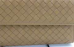 Bottega Veneta Intrecciato Continental Flap Long Wallet