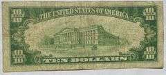 1929 Series $10 National City Illinois National Currency Note