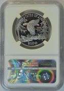 Perfect Better Date 1999-W PRF $100 Platinum Eagle, NGC PF70 UC Signature