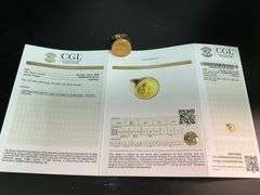 MEN'S CERTIFIED 22K GOLD COIN RING
